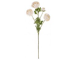 Umelá kvetina Pivonka 70 cm, krémová%